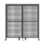 J5 - Double Panel Doors W / Header